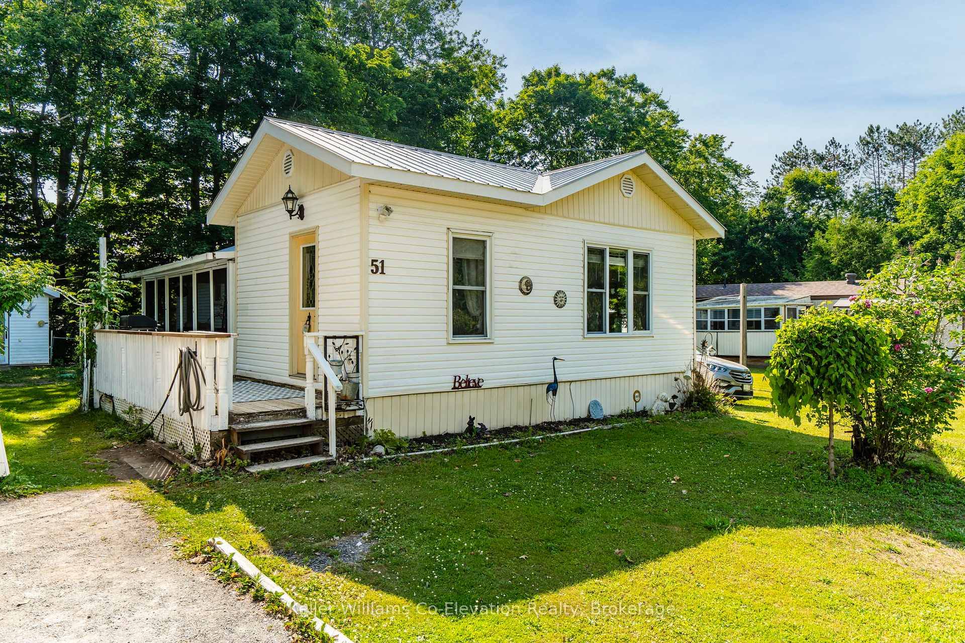 Set on one of the largest lots in the Bramhall Community by Parkbridge, this home offers rare privacy with no future build beside you and a backdrop of trees behind.