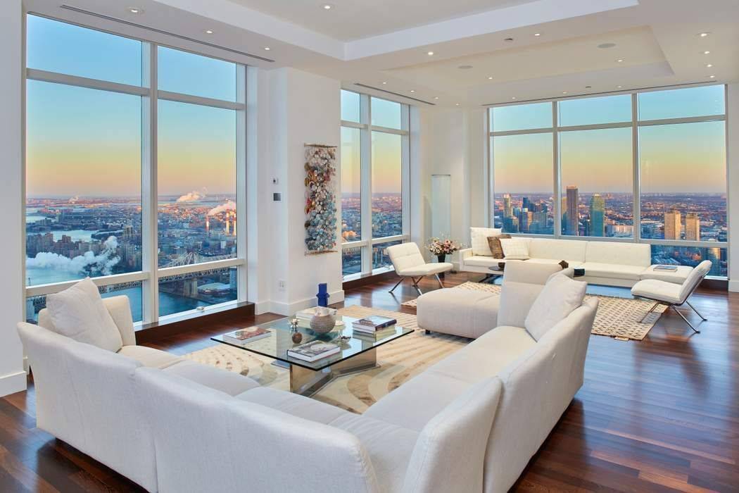 Live on top of the world in this glamorous, amazing and thoughtfully combined 3 and Library or 4 bedroom home, impeccably designed and in excellent condition.