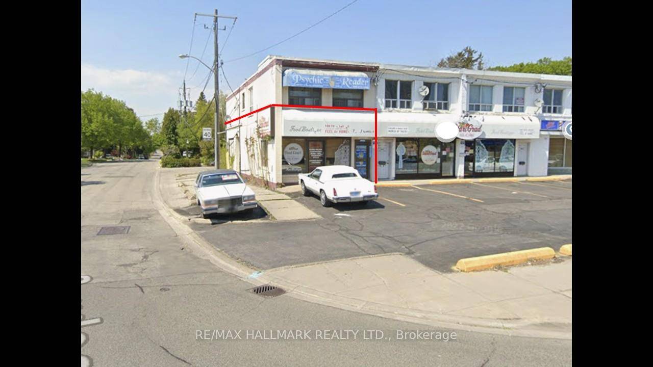 Rarely available corner unit with spectacular exposure, signage, and excellent vehicular traffic counts.