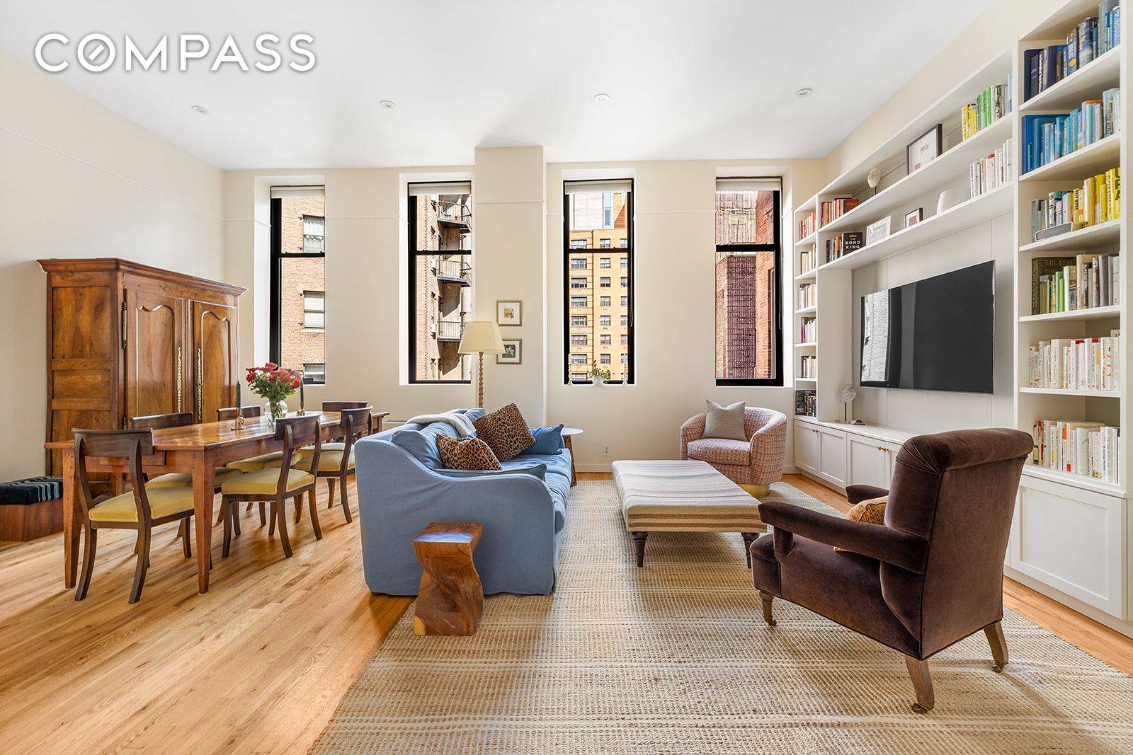 This triple mint prewar two bedroom loft in the heart of Greenwich Village just steps from Union Square offers the perfect blend of historic charm and modern convenience.