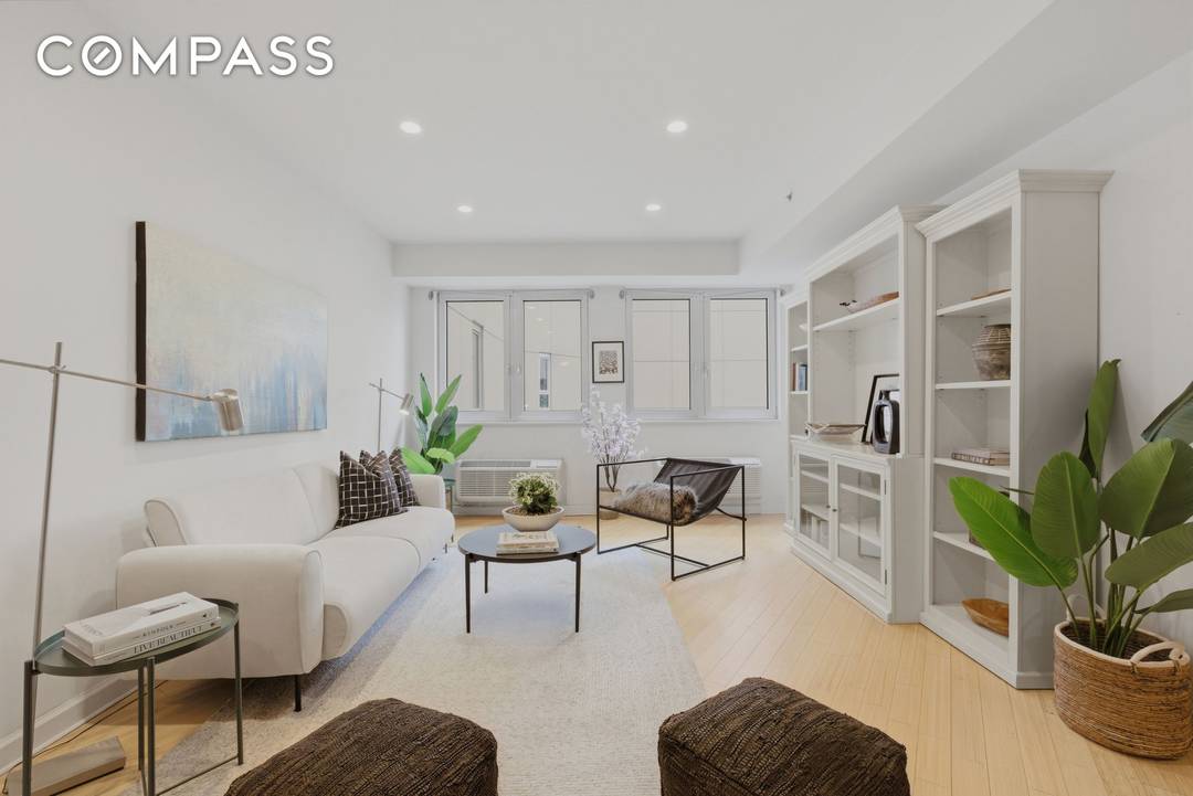 Experience the scale and comfort of this oversized one bedroom, one bath condominium at 145 Park Place in the heart of Park Slope.