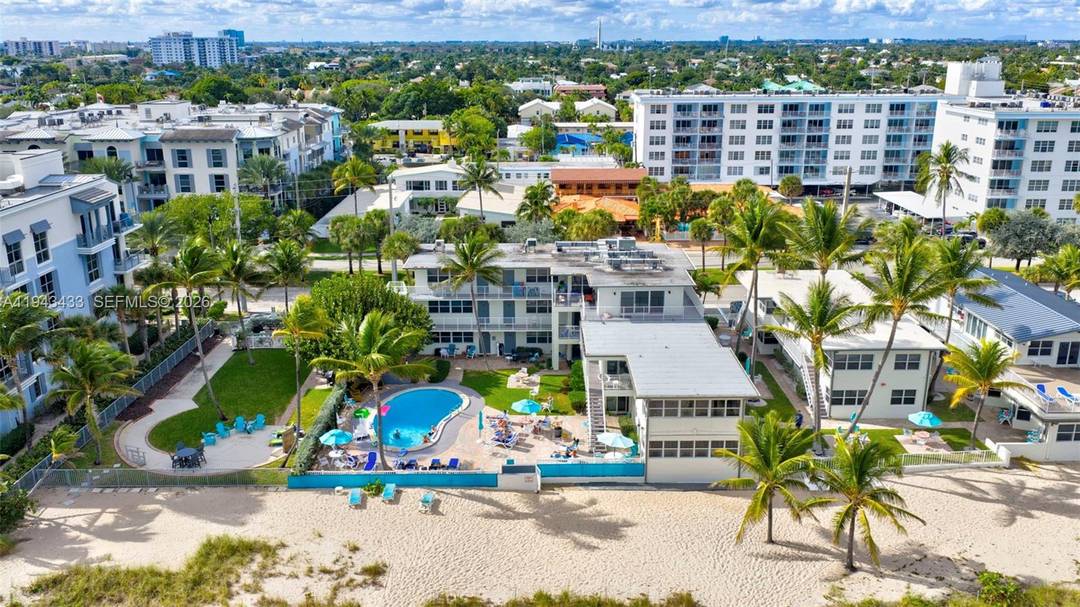 One of A Kind Rare oceanfront Condo in the Boutique Southern Seas 2 story building In Lauderdale by the Sea.