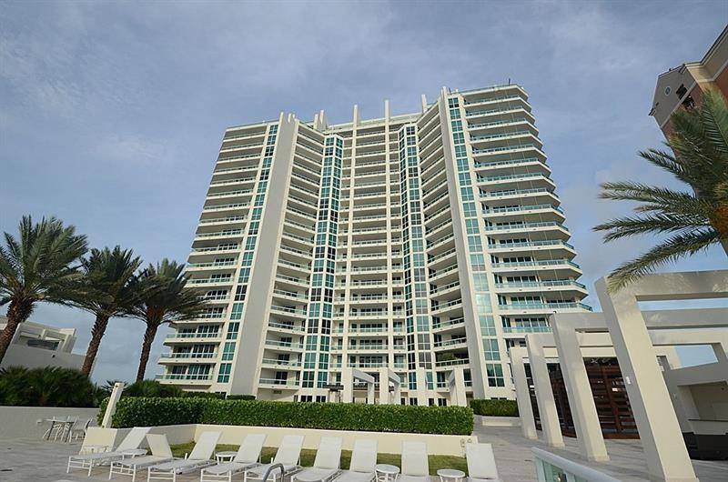 Residence 1206 presents oceanfront at the Las Olas Beach Club.