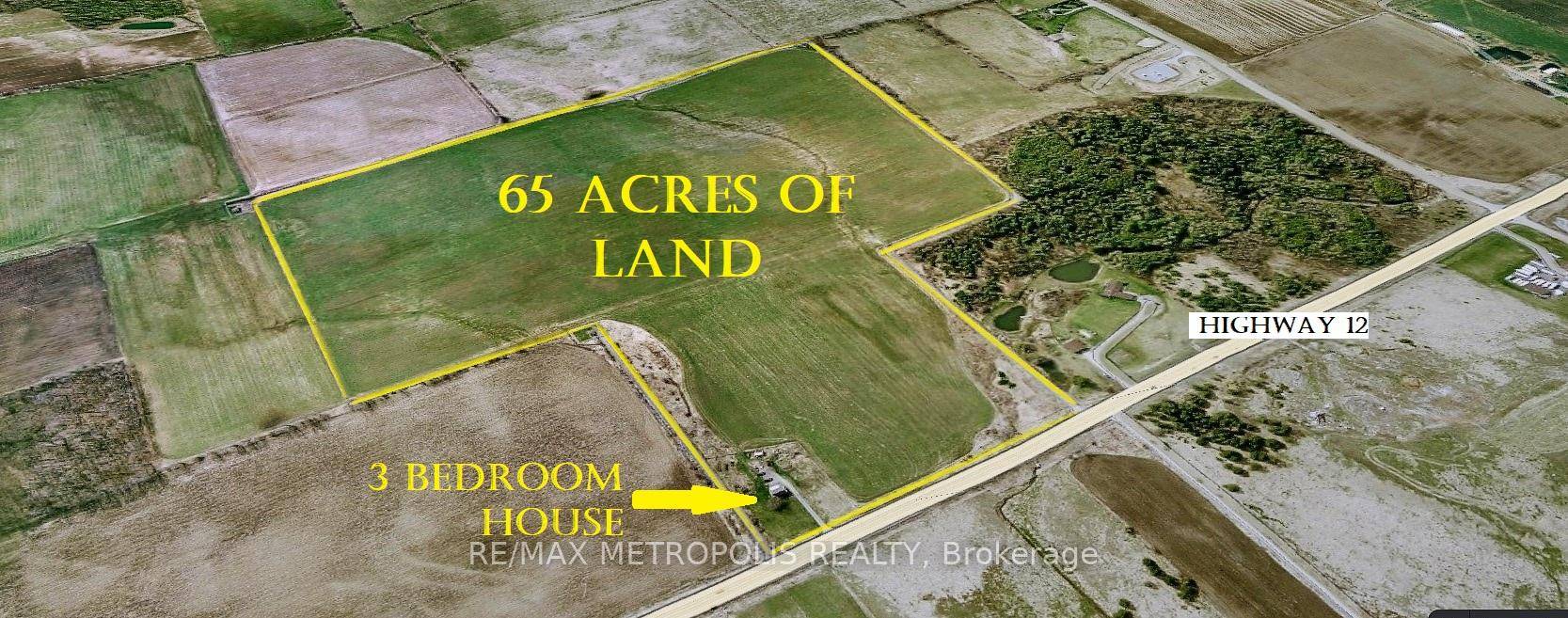 Beautiful 65 Acres Crop Farm Located Just Outside Of Greenbank, Ontario.
