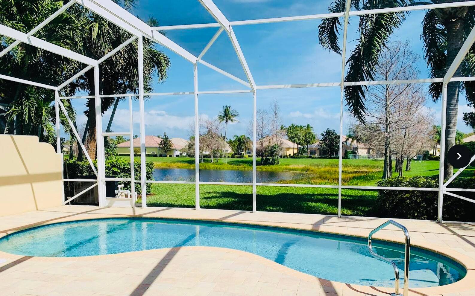 Welcome to this stunning 3 bedroom plus den 3 bathroom split master his hers salt water pool home on 1 3 acre premium lot in gated exclusive Magnolia Bay.