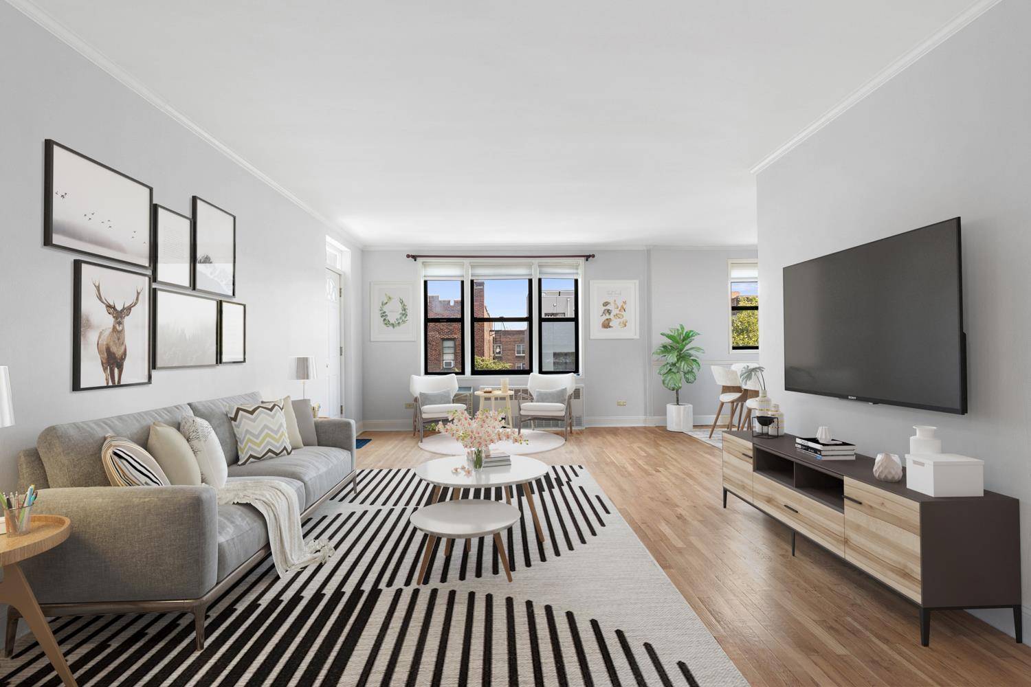 Beautiful neighborhood views in a low density neighborhood !