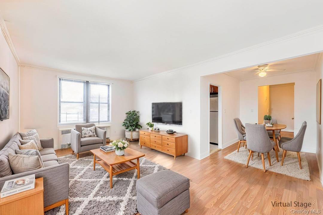 Sun Filled South Corner 2BR 1, 051 SF Private Garage No Flip Tax.