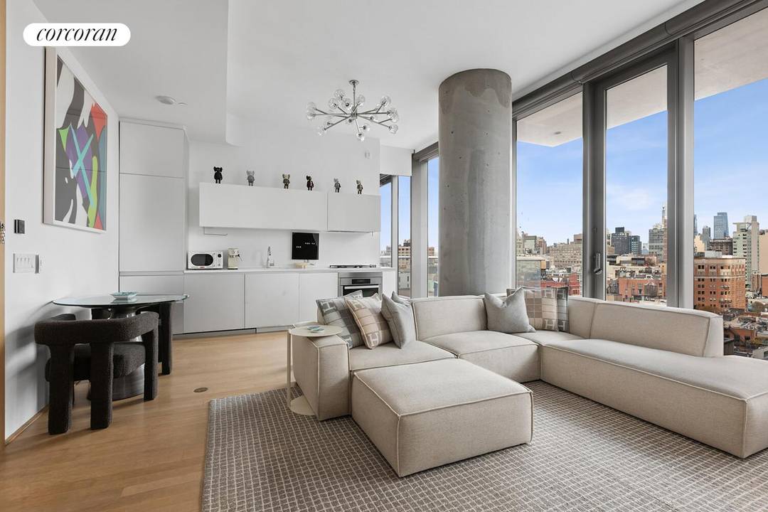 Just Listed 56 Leonard 14AE Oversized 1 Bedroom with Private Terrace in TriBeCa's Iconic Jenga Tower The Only One Bedroom Currently listed.