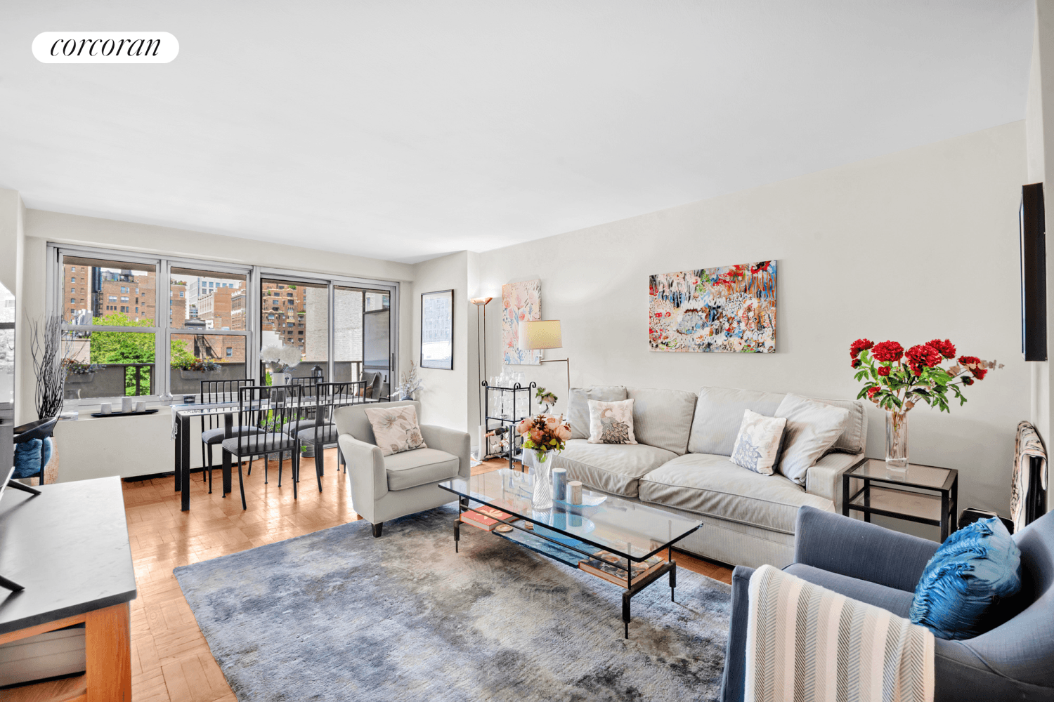 Sophisticated Gramercy Living with Private Terrace amp ; Luxe Finishes Experience elevated city living in this beautifully renovated and generously proportioned Junior 4 residence, featuring expansive western views and a ...