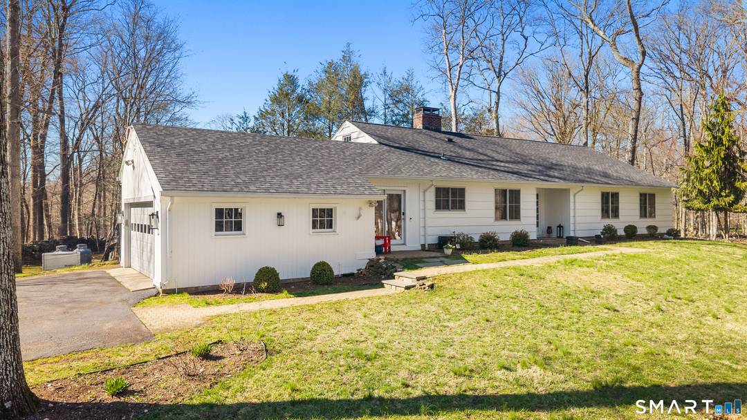 Available for yearly lease, this sparkling and sun filled ranch style home offers easy, one level living.