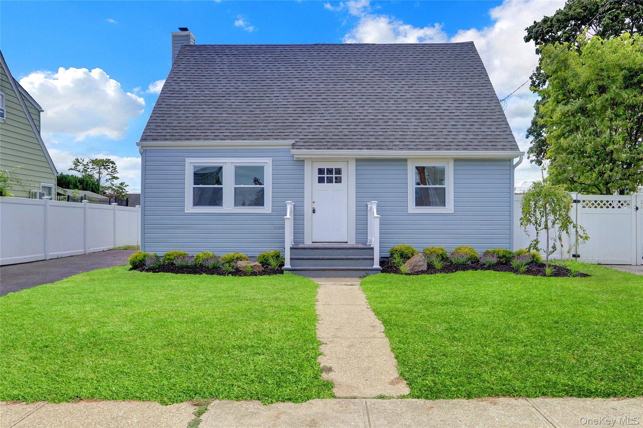 Move right into this 4 bedroom, 2 bathroom, Cape style home, with full basement, updated kitchen w quartz counter and stainless steel appliances, 2 updated bathrooms, new refurbished flooring, new ...