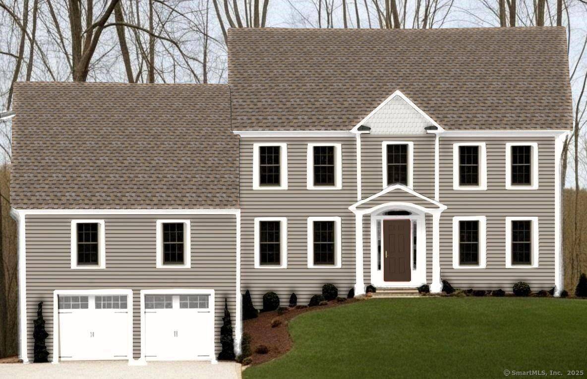 Beautifully set Colonial above Crystal Lake.