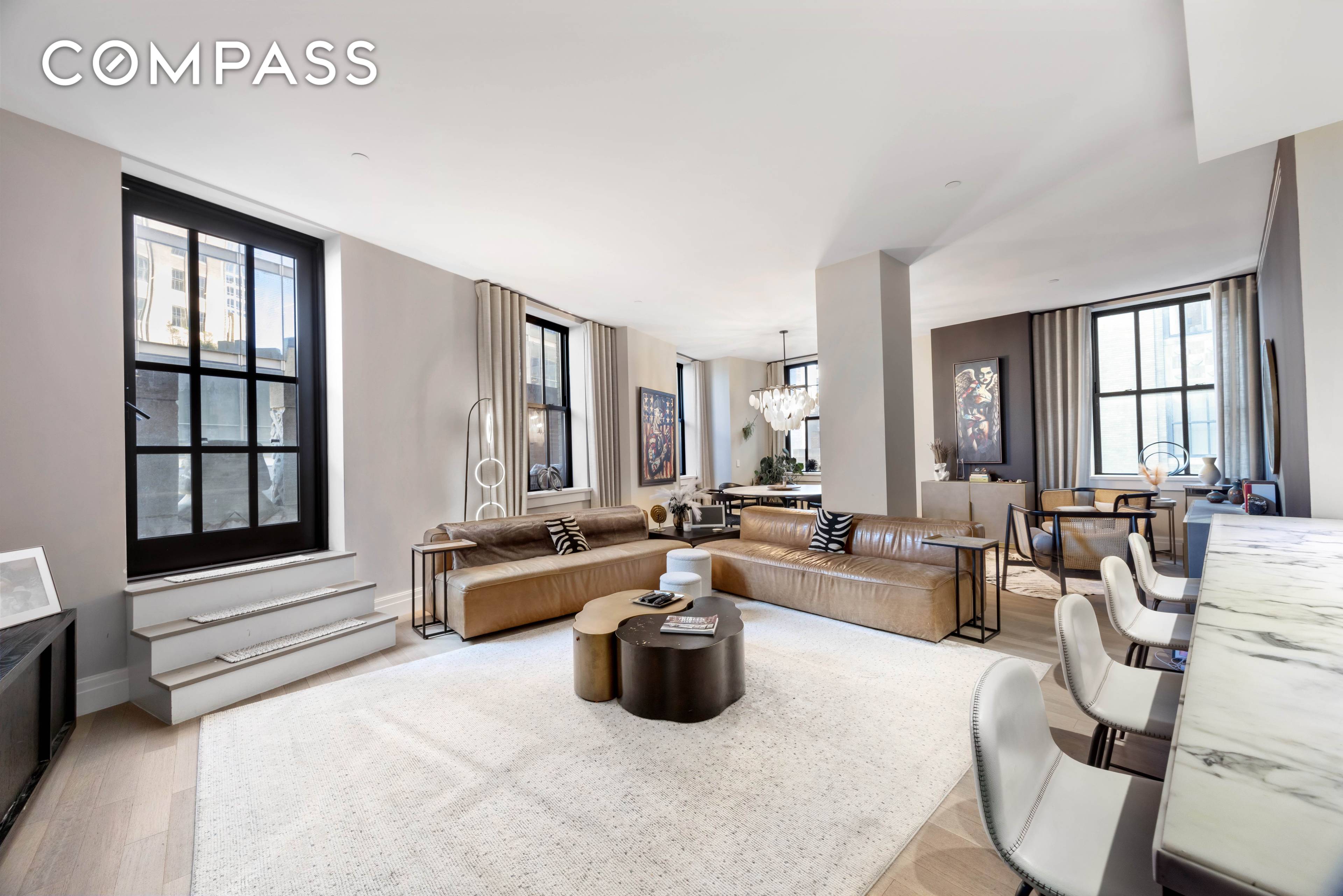 Refined Tribeca Living with a Spectacular Private Terrace, Designer Finishes, and Full Service Amenities.