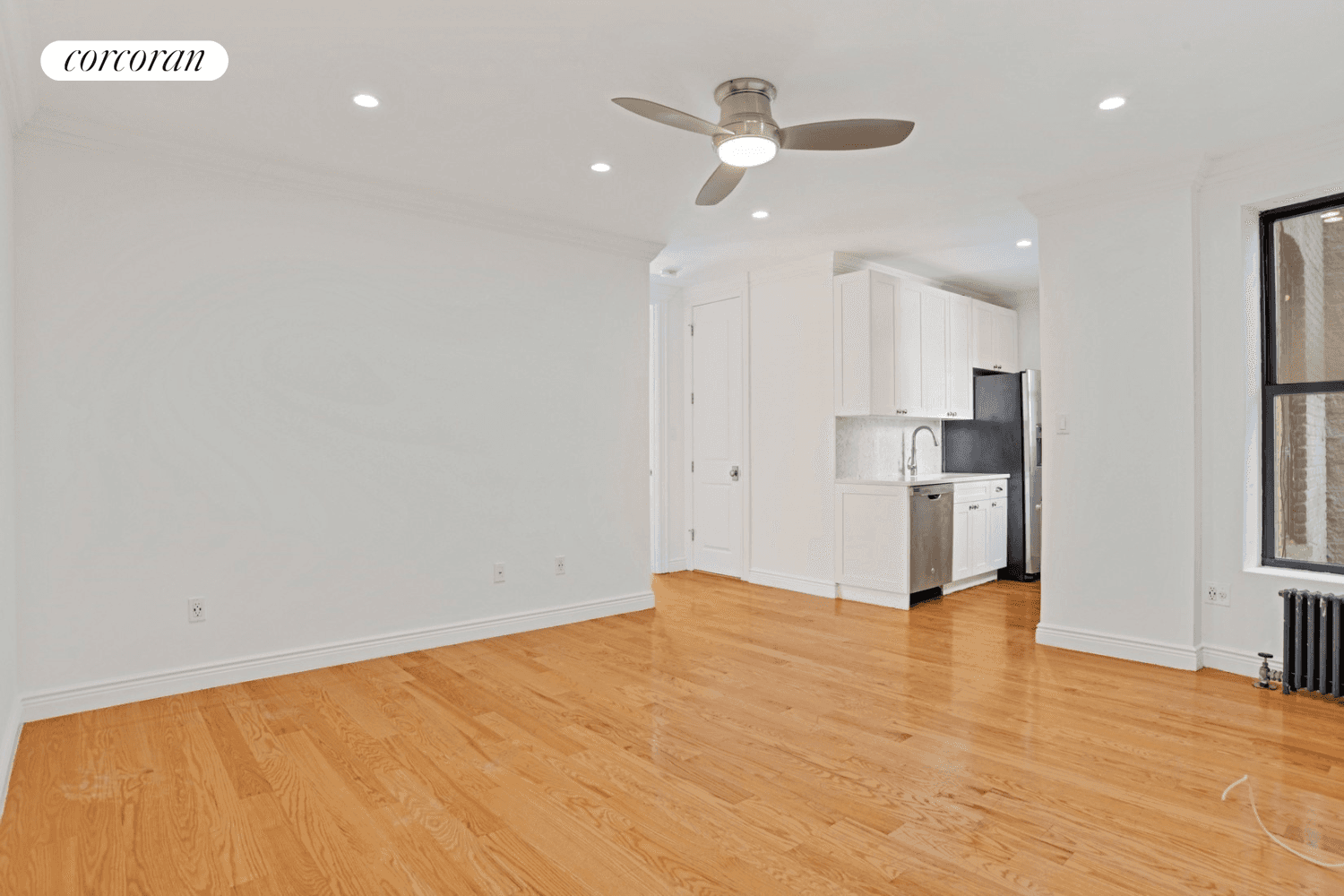 Newly renovated true three bedroom two bath apartment on sunny Ocean Parkway.