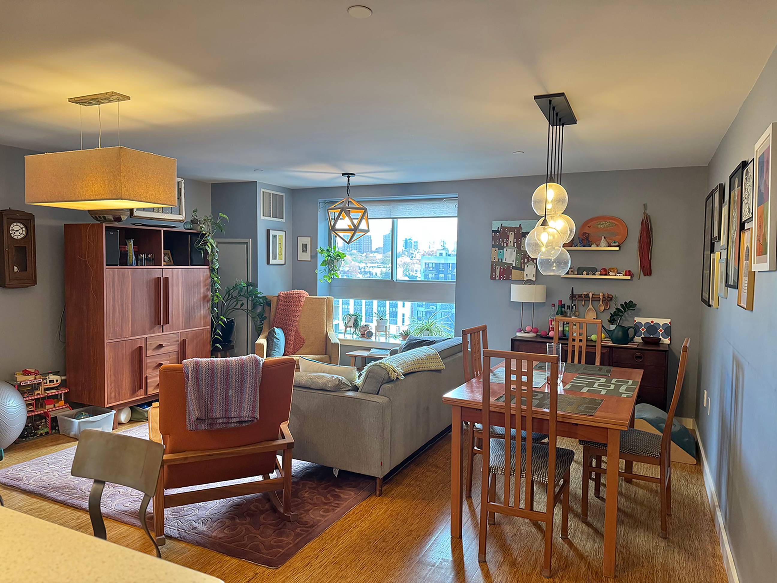 Fully Furnished 3 Bed 2 Bath in Prime Fort Greene with South Facing exposure and tons of sun.