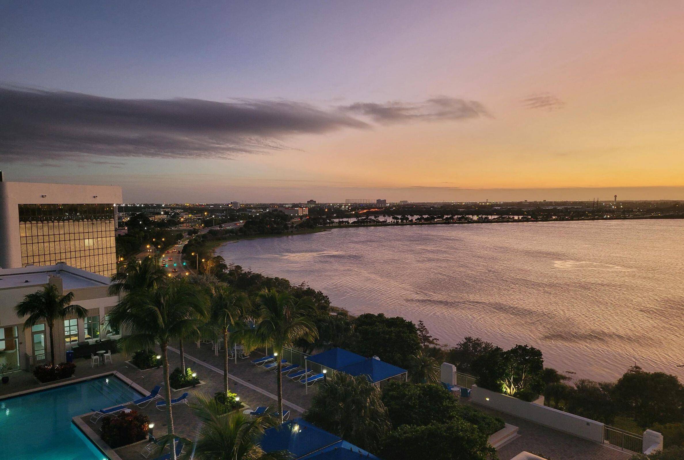 Luxury Downtown Condo at The Edge Fully Furnished Move In Ready 10th FloorLive in style at The Edge, one of Downtown West Palm Beach's most sought after high rise communities.