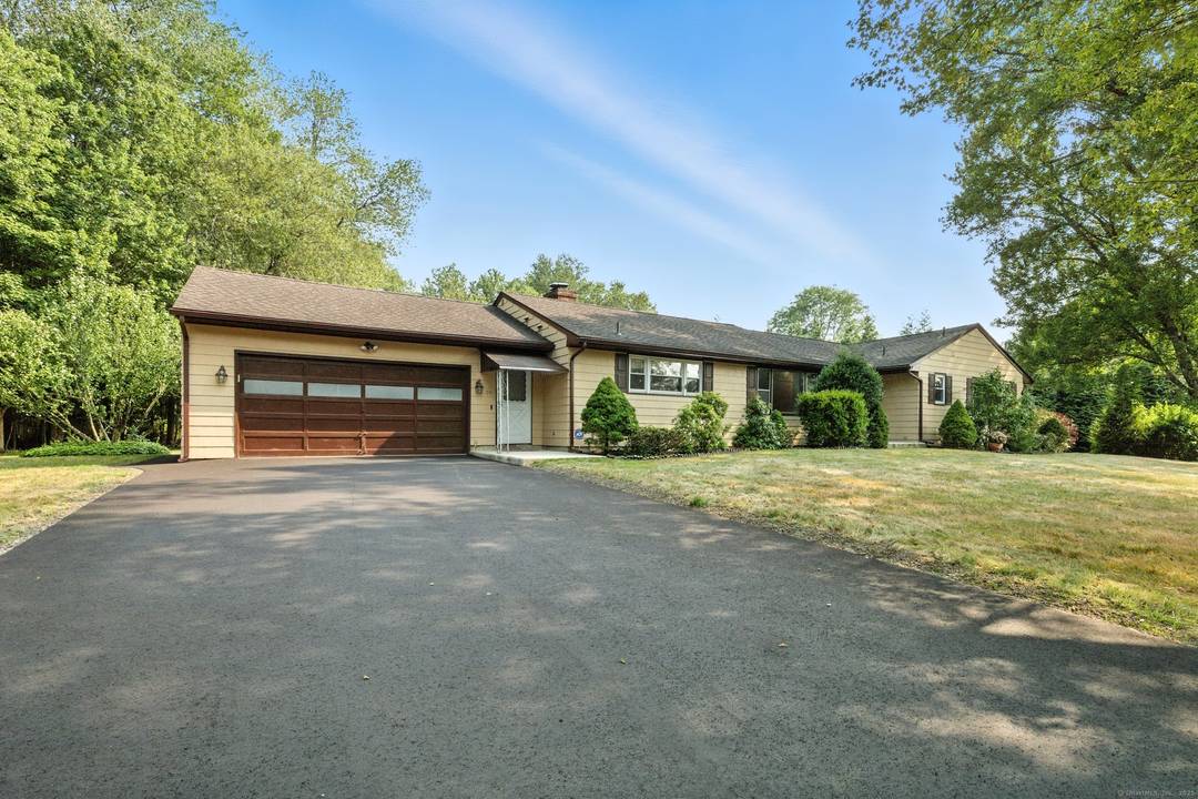 Tucked away on a quiet, tree lined road and surrounded by mature evergreens, this beautifully maintained Ranch offers over an acre of privacy and more than 1, 700 square feet ...