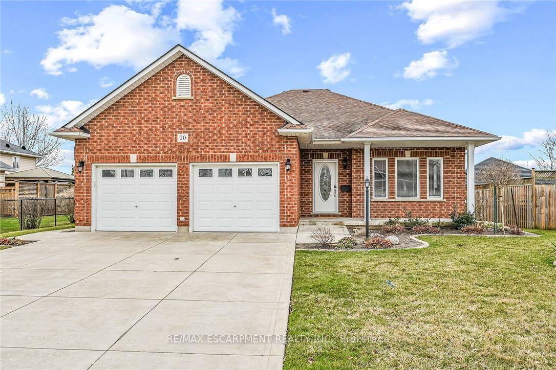 Tastefully updated, lovingly maintained Custom Built 2 bedroom, 2 bathroom all brick Bungalow in Hagersvilles premier subdivision on premium 65 x 117 lot on desired Oak Crescent.