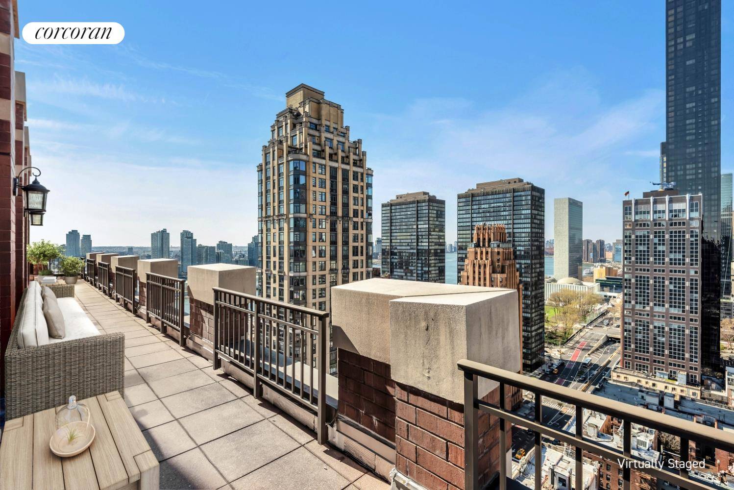 Perched high above Manhattan's East Side in one of the city's most distinguished full service buildings, Penthouse 8 at The Beekman Regent is a masterfully renovated oversized and palatial 4, ...