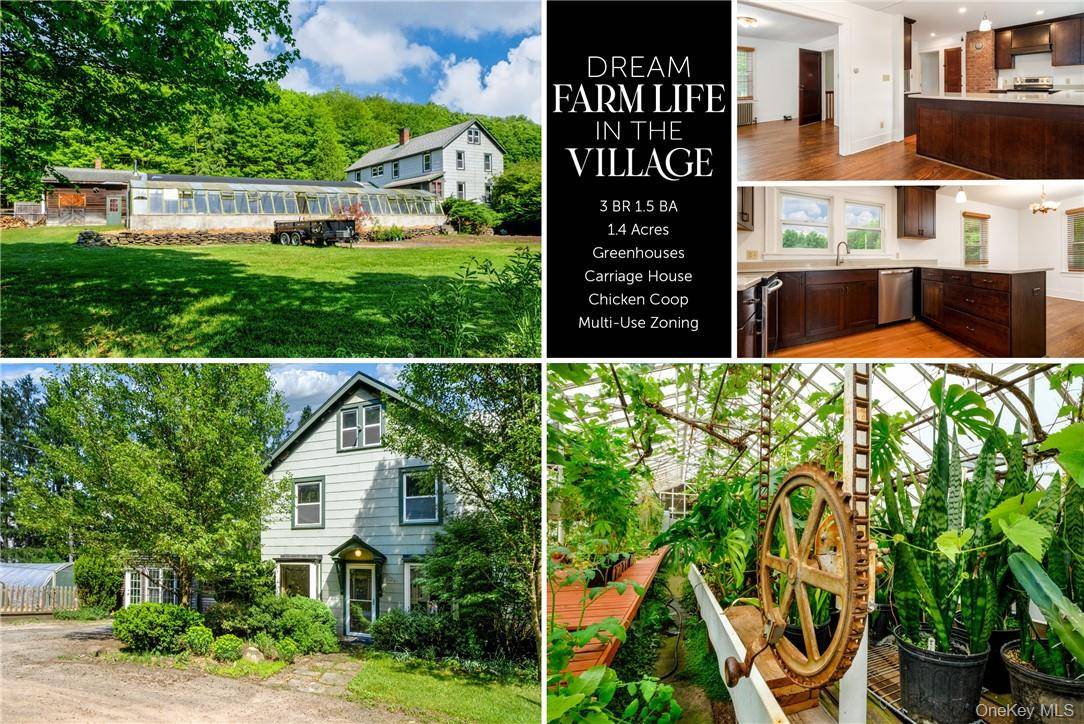 This upstate New York farm property in the village of Delhi, NY expresses the dream of rural living.