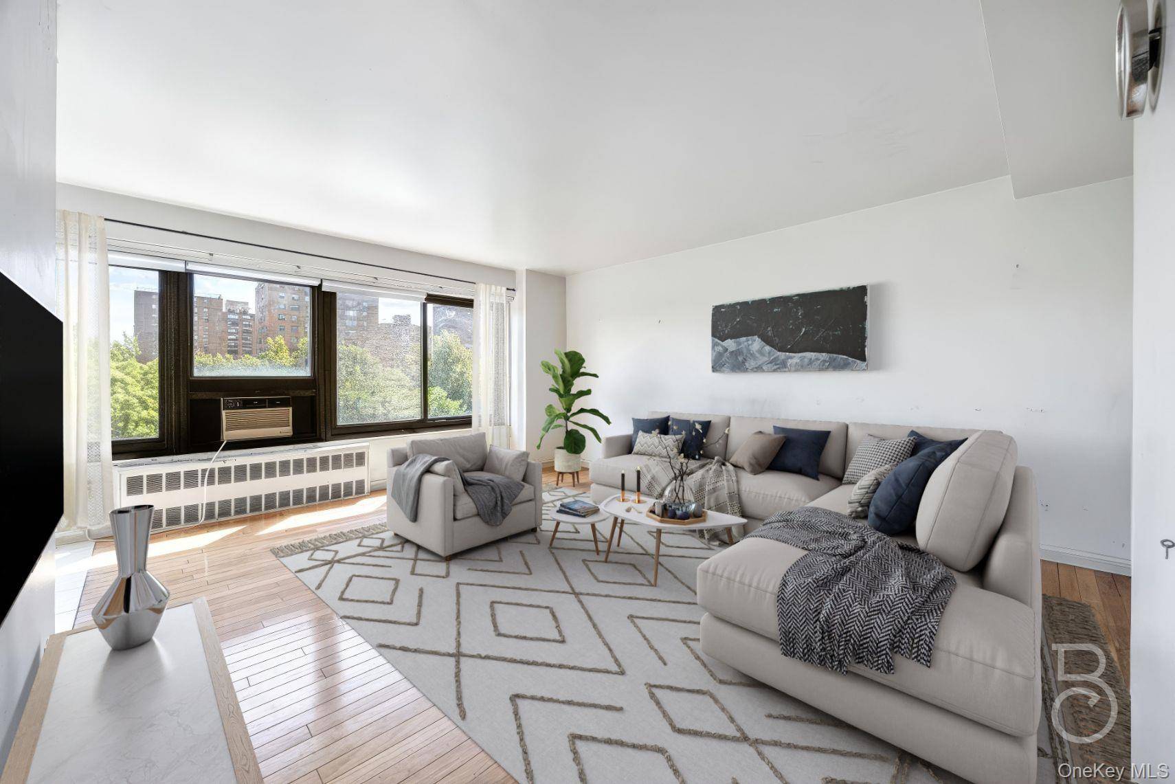 Step into this spacious 3 bedroom 1.