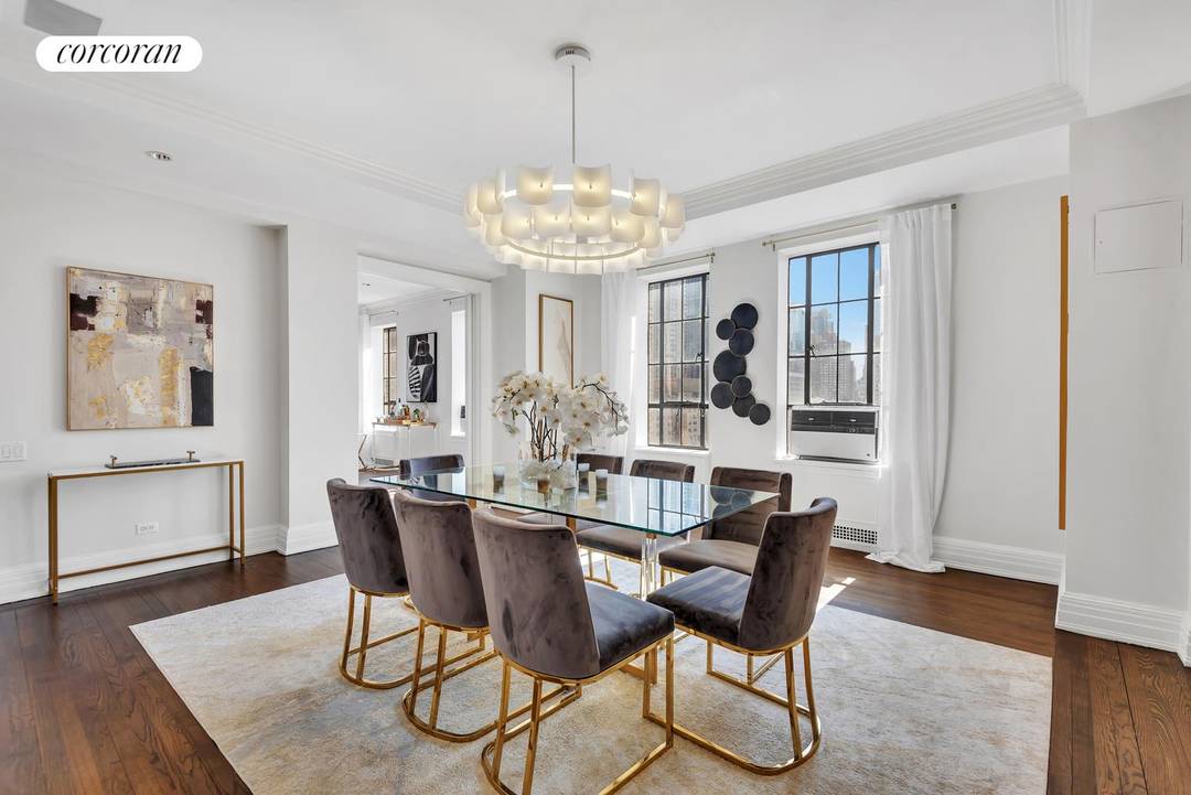 Apartment 19AB at the Parc Vendome is a sun drenched corner 8 room luxury home high atop the city in a superb prewar white glove condominium offering the best of ...