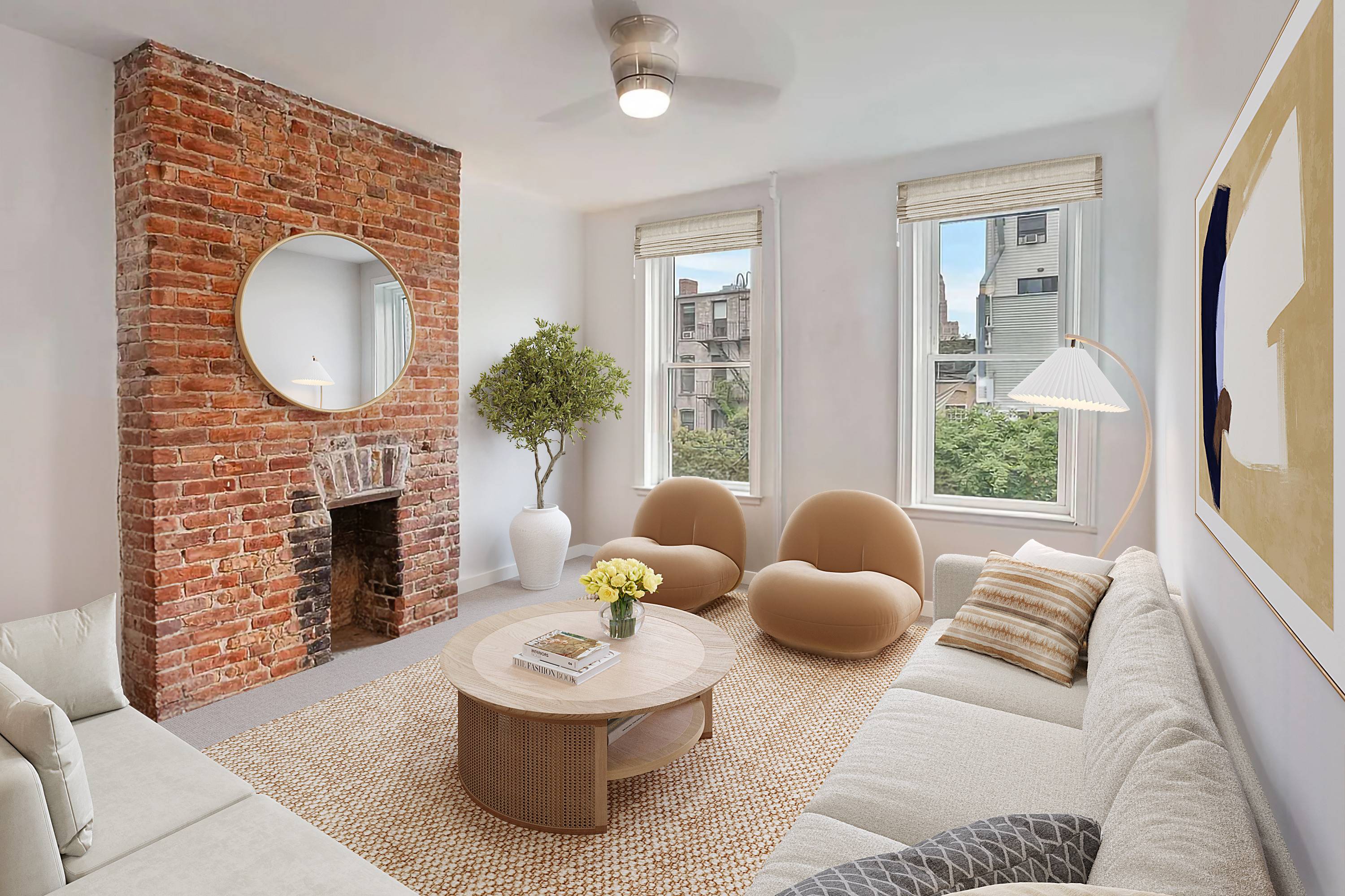 Incredible Upper Duplex in Classic Townhouse Feels like a Private Home Enjoy this one of a kind, renovated two bedroom, two bathroom upper duplex, in a two family townhouse complete ...