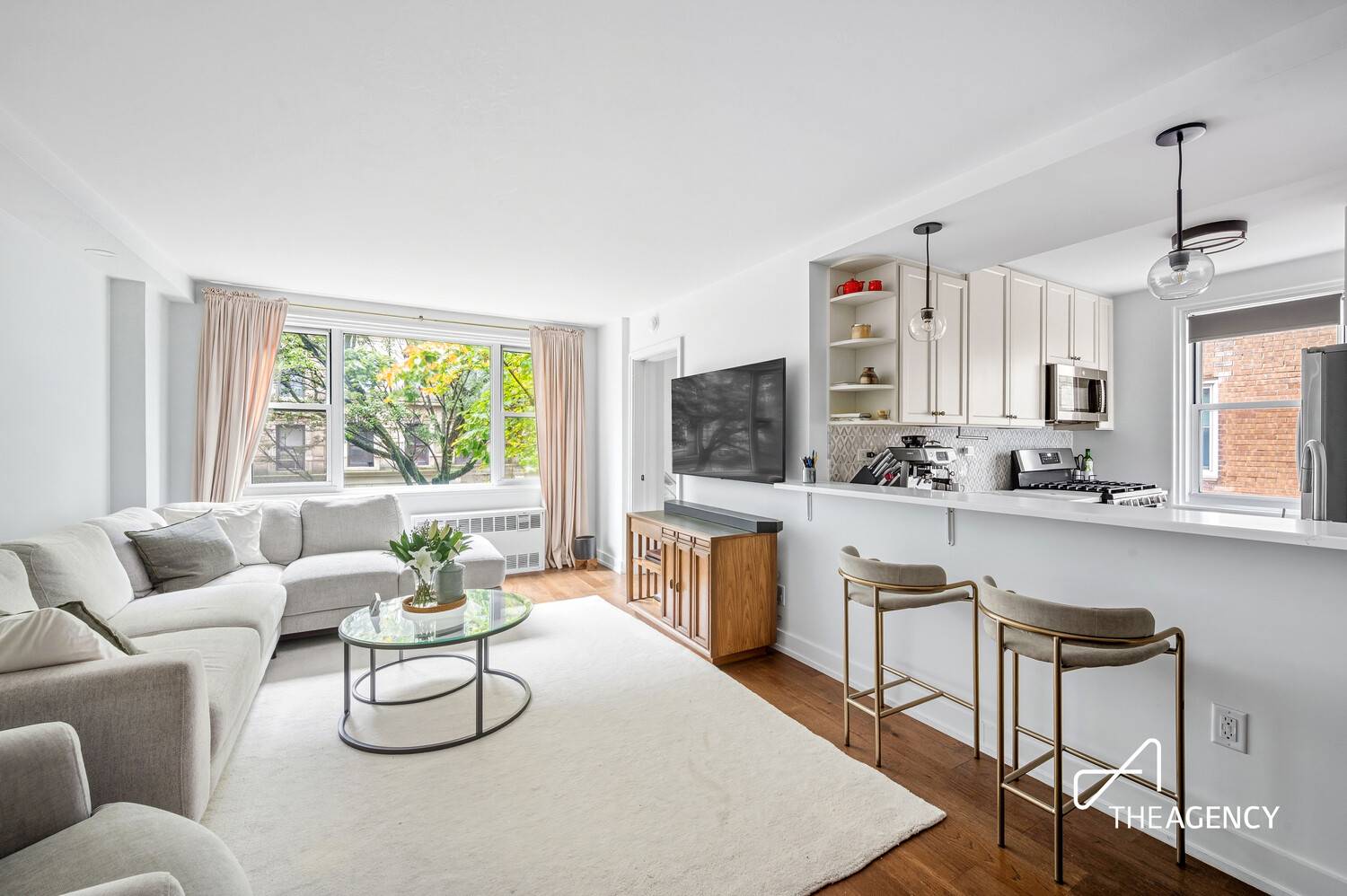 This two bedroom, one bathroom home at 1270 Fifth Avenue has been completely gut renovated, blending modern comfort with thoughtful design.