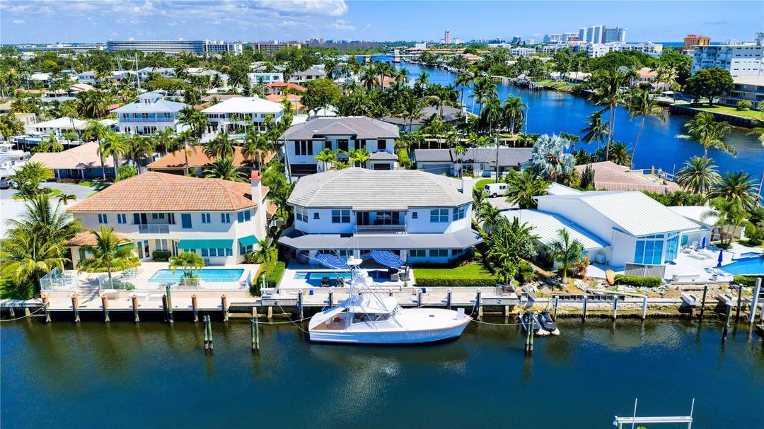 Coastal Inspired Deepwater Estate sited one lot off the Intracoastal on 85' of waterfrontage.