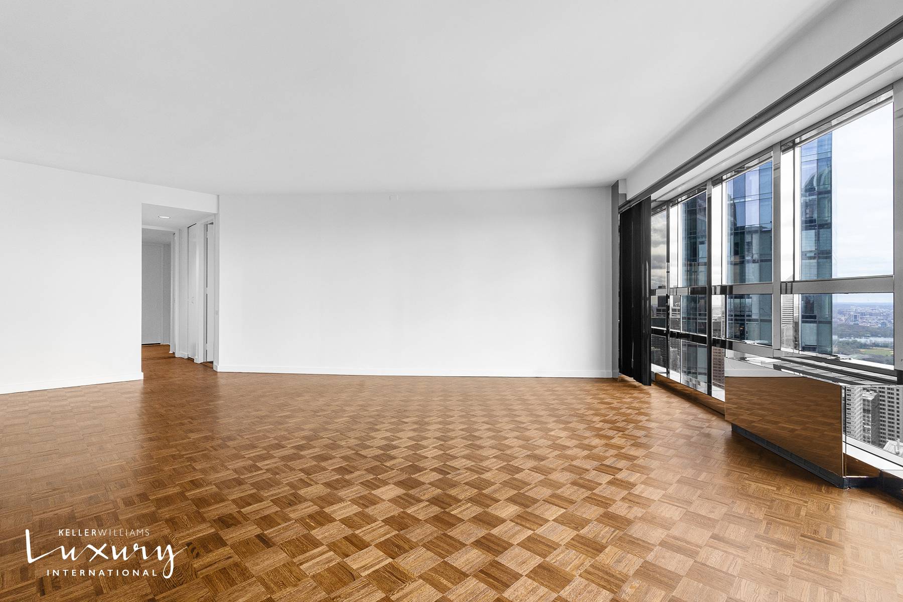 High above the City this spacious two bedroom, two and one half bathroom apartment provides spectacular views of Central Park and the East Side from the living room and both ...