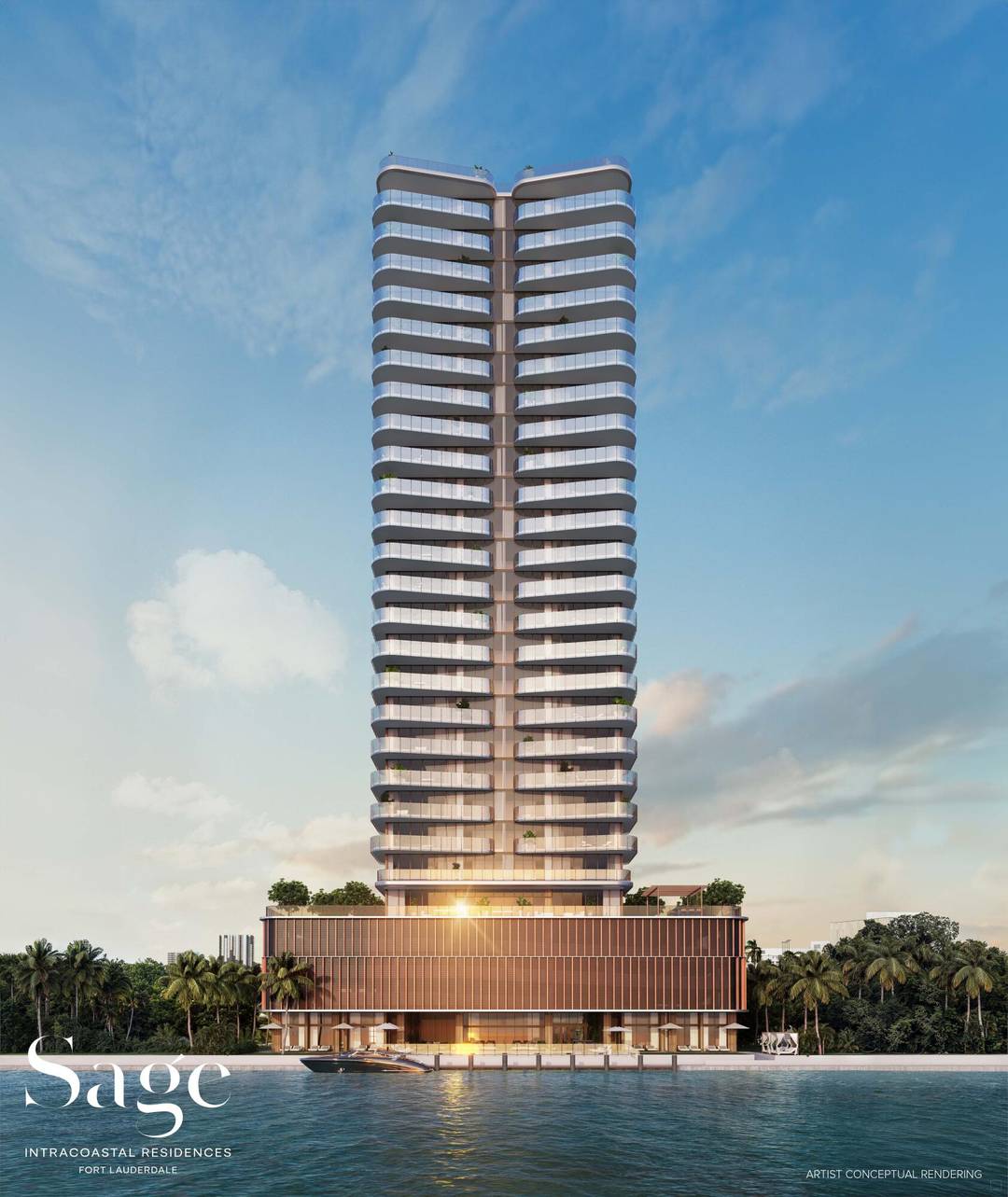 offering completely unobstructed and protected views of the Intracoastal and ocean overlooking Bonnet House !