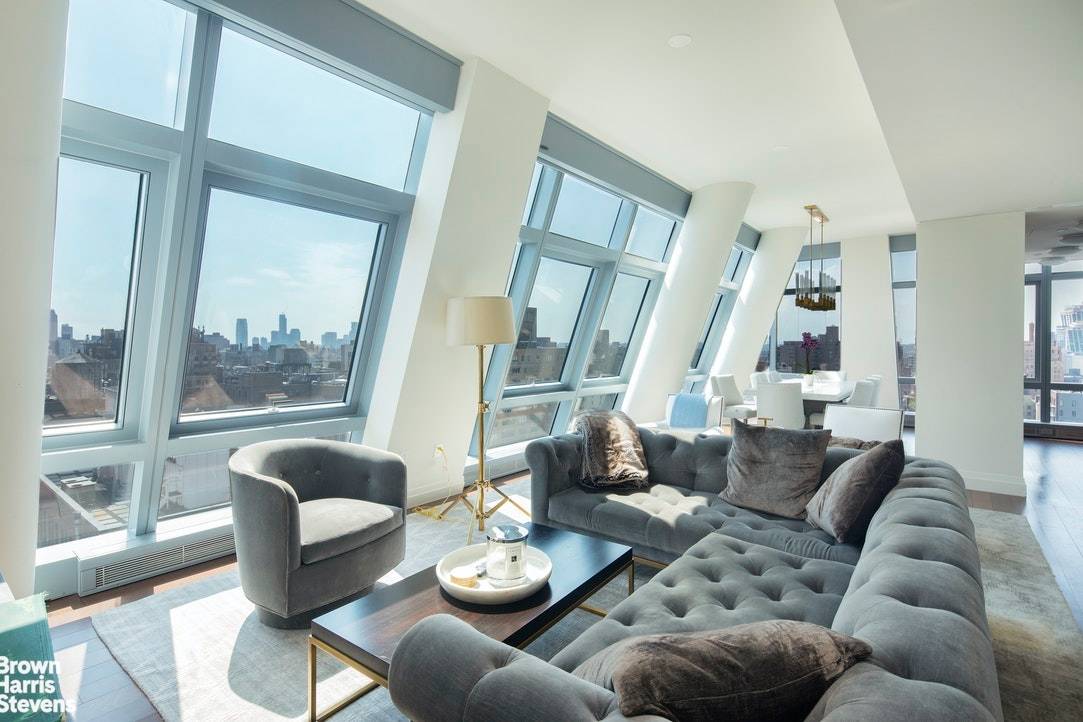 This is an incredible opportunity to easily combine two apartments creating a nearly 3, 500 sqft half floor home with sweeping skyline views including the Empire State Building and One ...