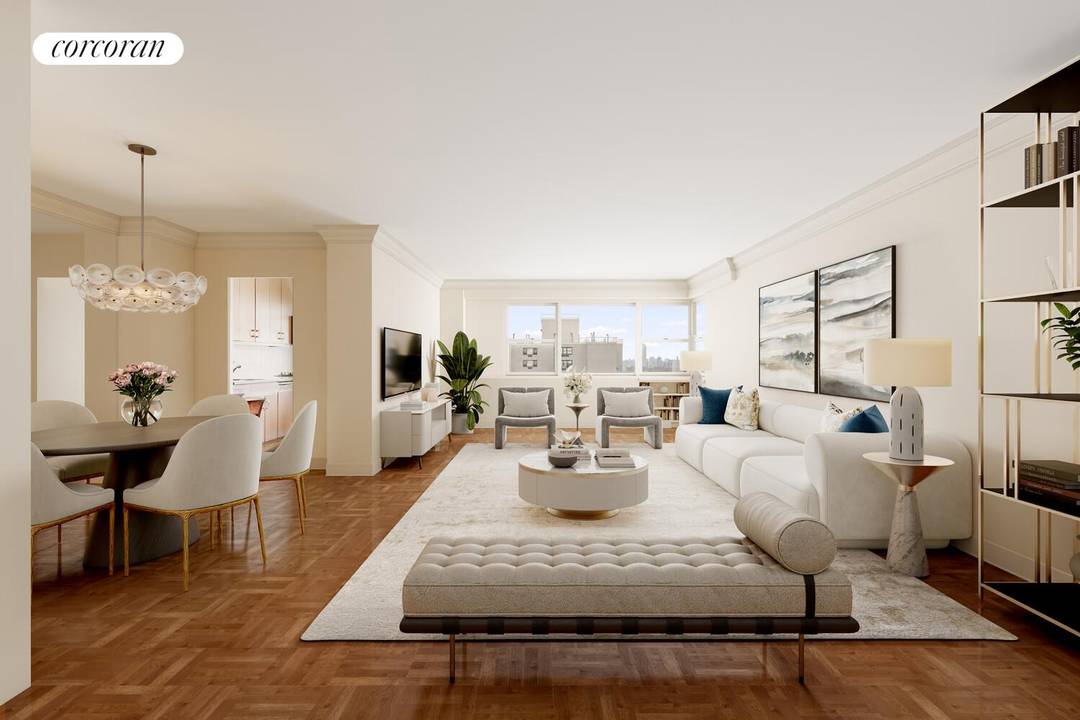 RARELY AVAILABLE OVERSIZED 1 BEDROOM, 1 BATHROOM WITH SWEEPING VIEWS Perched on the 20th floor of the legendary Stewart House, this 1, 108 SF residence offers abundant natural light, open ...