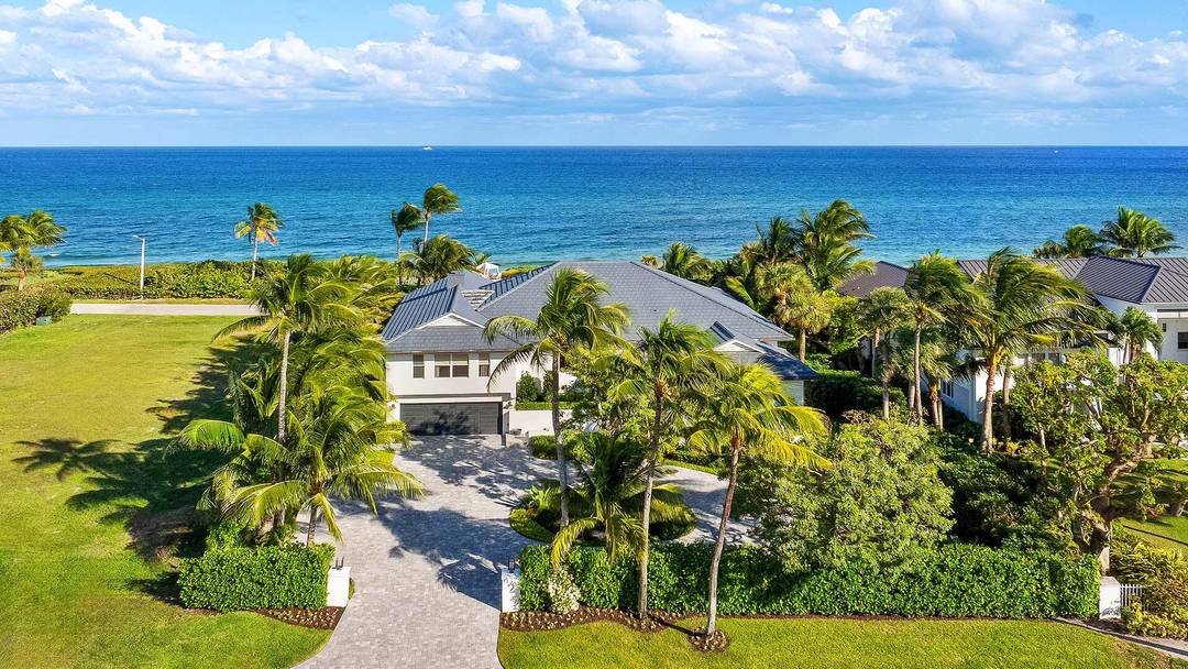 This meticulously renovated coastal property sits on a rare, 100 foot stretch of private, unobstructed ocean frontage, offering exclusive, direct beach access that leads straight to the Atlantic Ocean.
