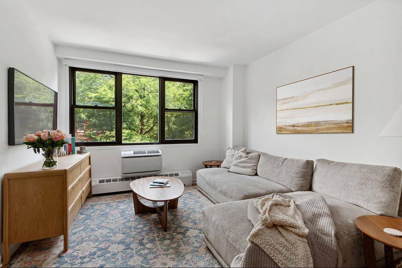 Sunny, serene and quiet perfectly describe residence 3A at The Rutherford.