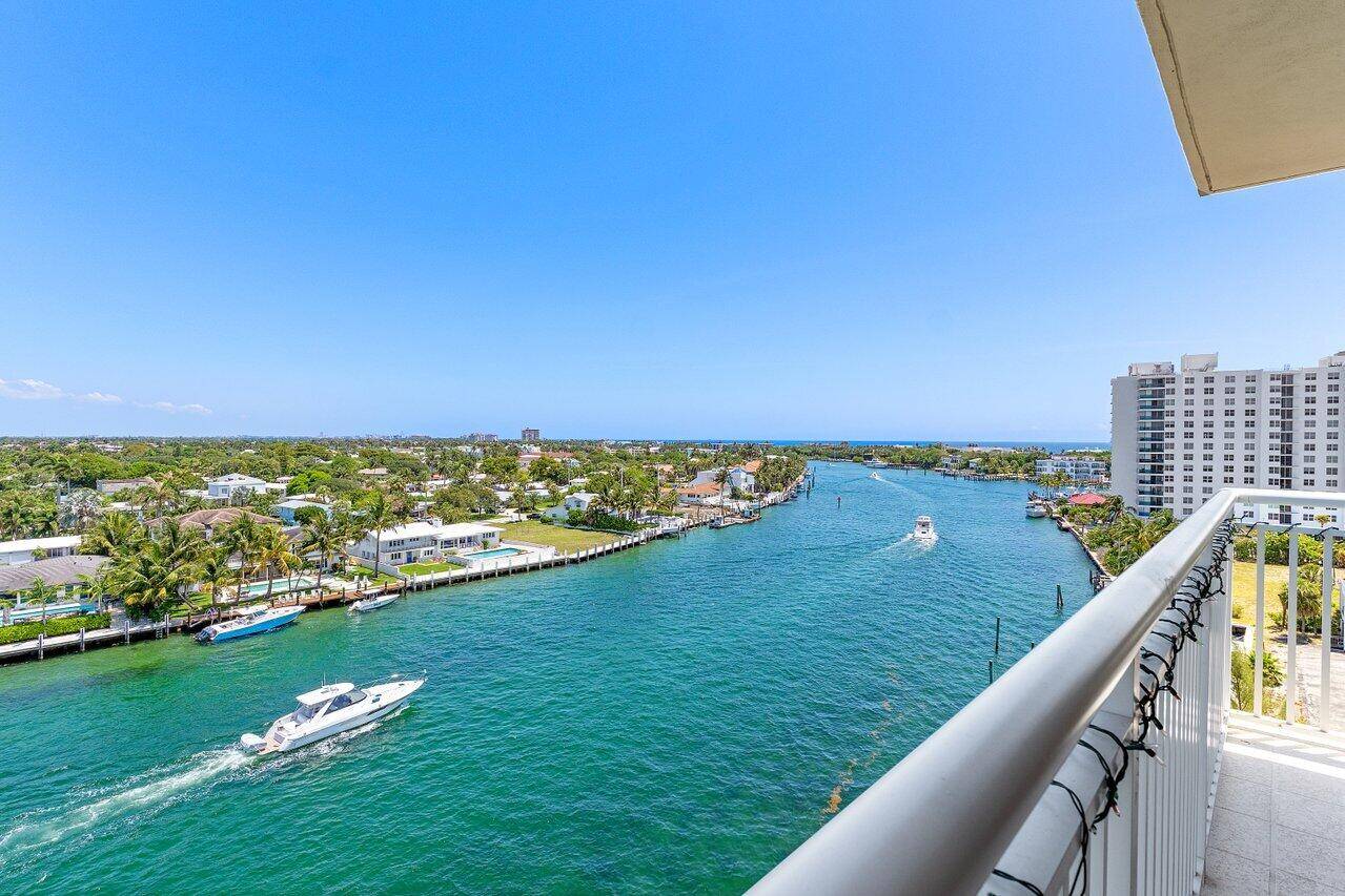 STUNNING INTRA COASTAL OCEAN VIEWS FROM MULTIPE ROOMS FOR THIS 2 BED, 2 BATH CONDO !