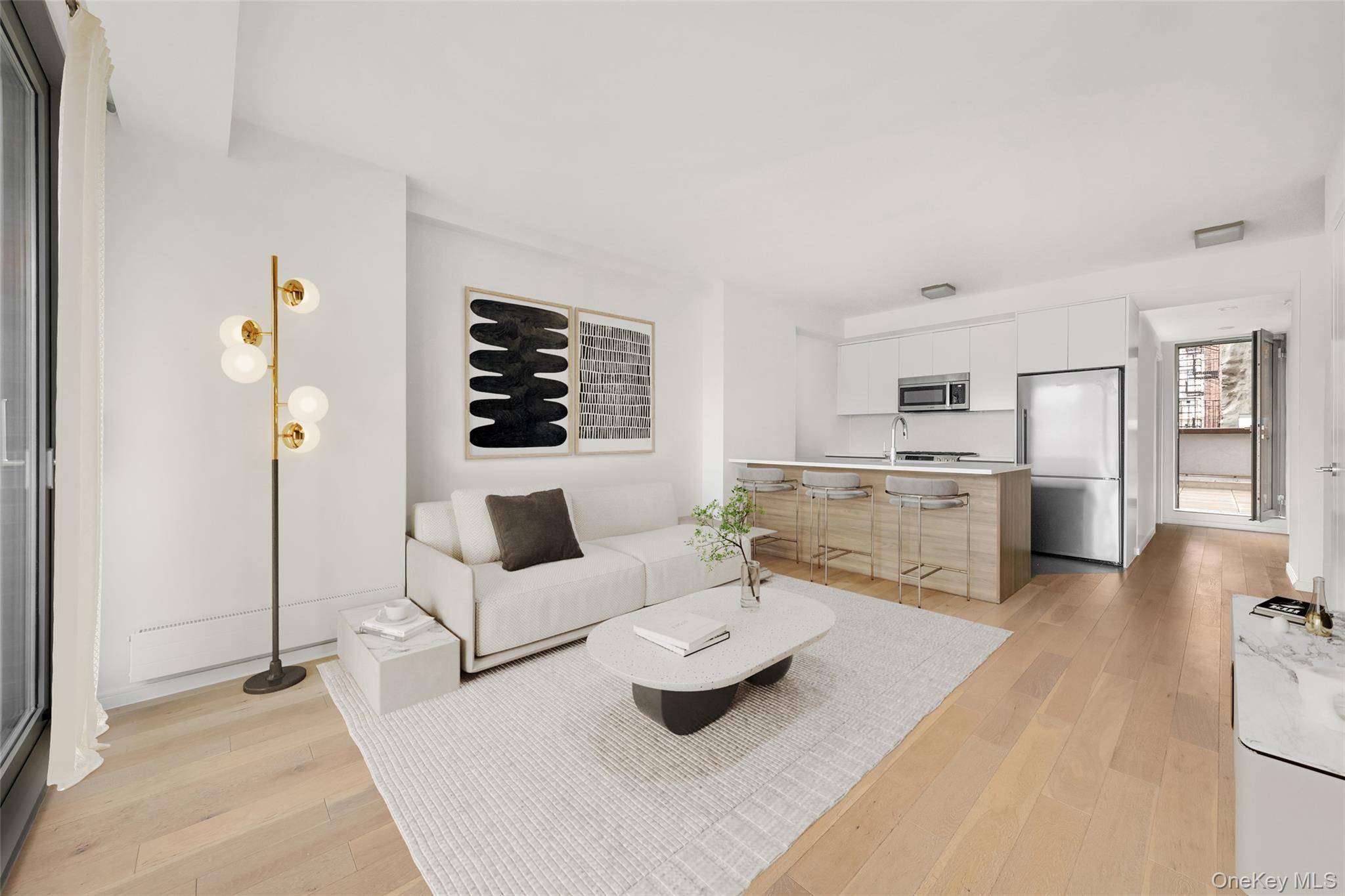 Indoor Outdoor Living with a 394 sq ft Private Terrace in the Heart of Hudson Heights Welcome to Unit 2A at The Ammann featuring over 394 sq ft of private ...