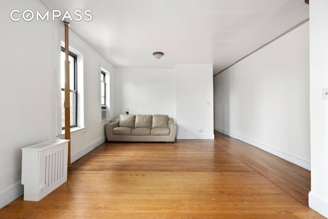 Come home to Apartment 44 at 501 West 156th Street, a bright and spacious two bedroom prewar HDFC co op with open city views.