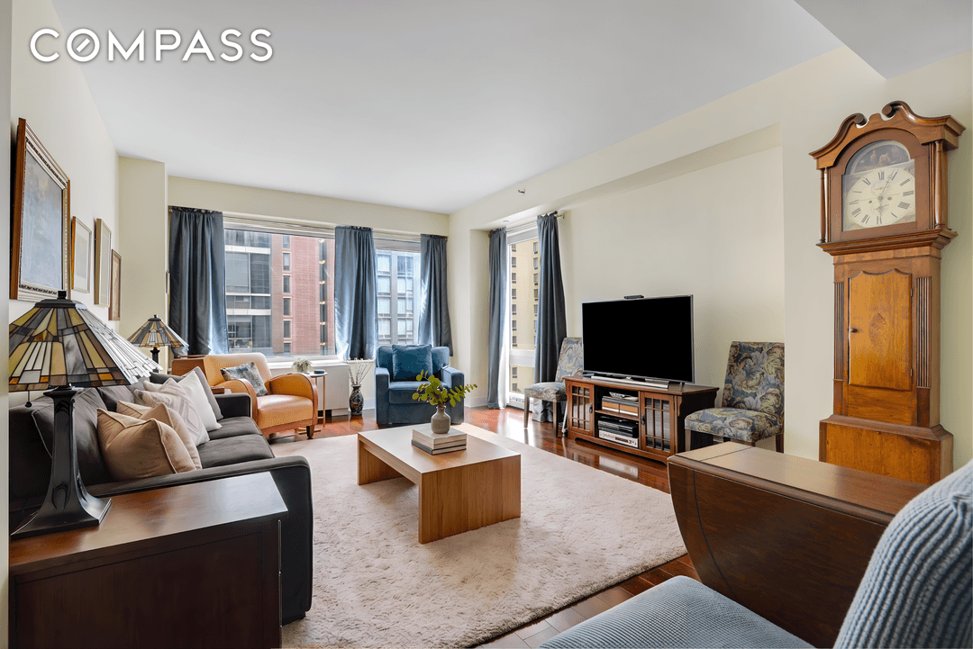 Rarely available coveted high floor A line at 44 27 Purves Street.