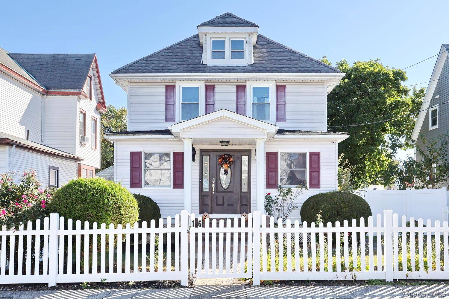 Welcome to 16 Demerest Ave a charming old style home filled with character and beautiful wood details throughout.