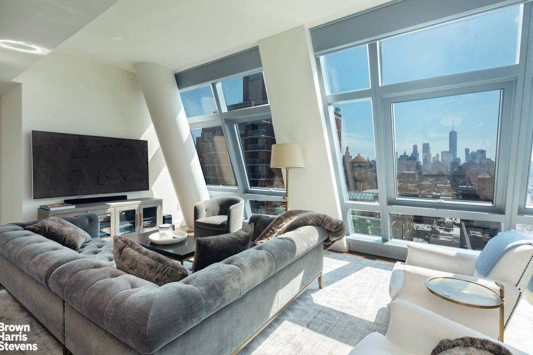 This is an incredible opportunity to easily combine two apartments creating a nearly 3, 500 sqft half floor home with sweeping skyline views including the Empire State Building and One ...