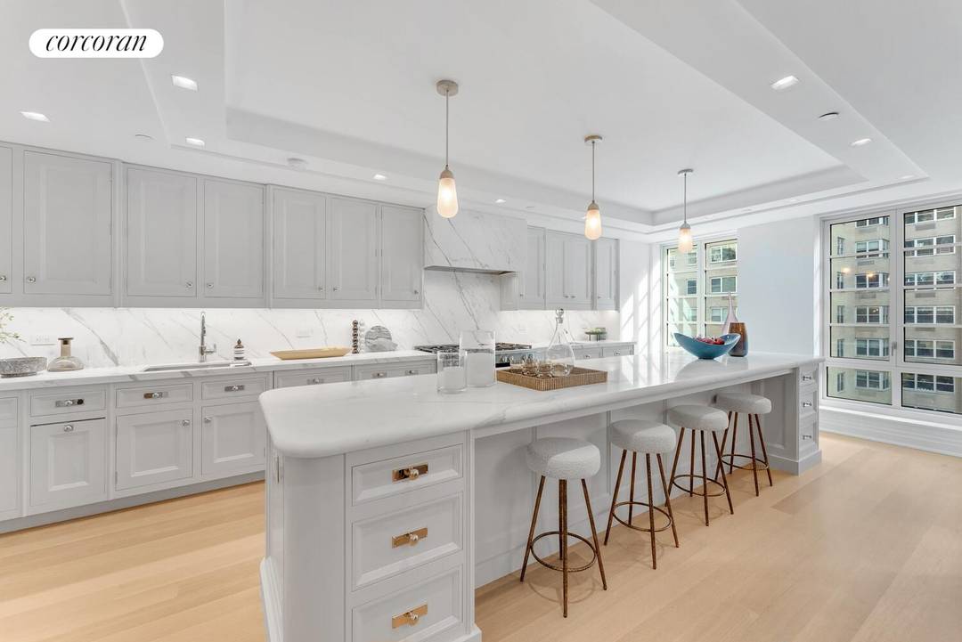 Greenwich Village Full Floor Four Bedroom with Private Elevator Entry Designed by the acclaimed Robert A.