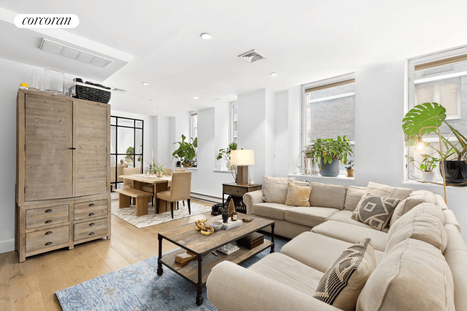 Newly renovated ! 2 story DUPLEX One Bedroom Two Full Bathroom apartment with oversized living space.
