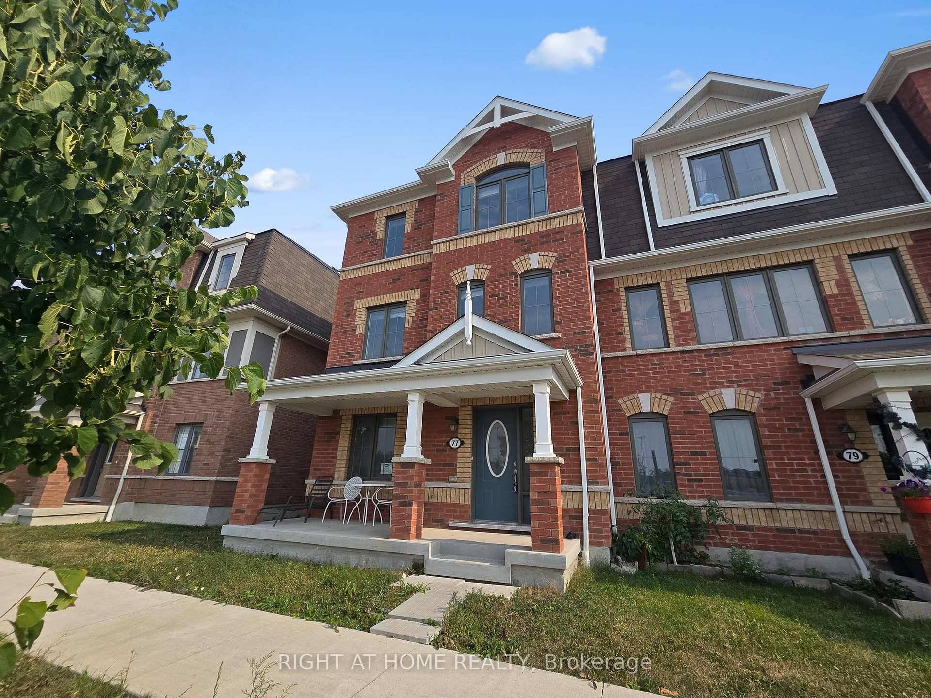 Welcome Home to this bright and spacious End unit, 4 bedroom, 4 bath approx 2000 sqft Double car garage 3 Parking Open concept layout.