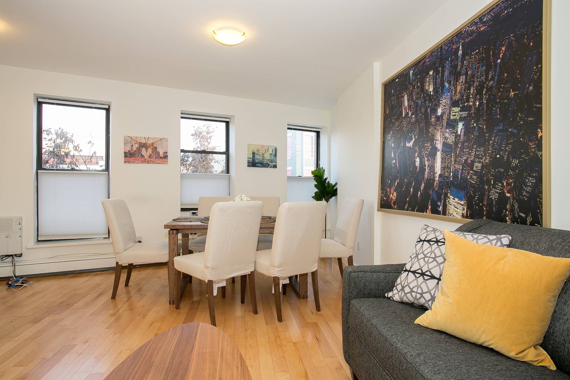This bright and airy duplex offers two generous bedrooms and one and a half baths across two thoughtfully designed levels.