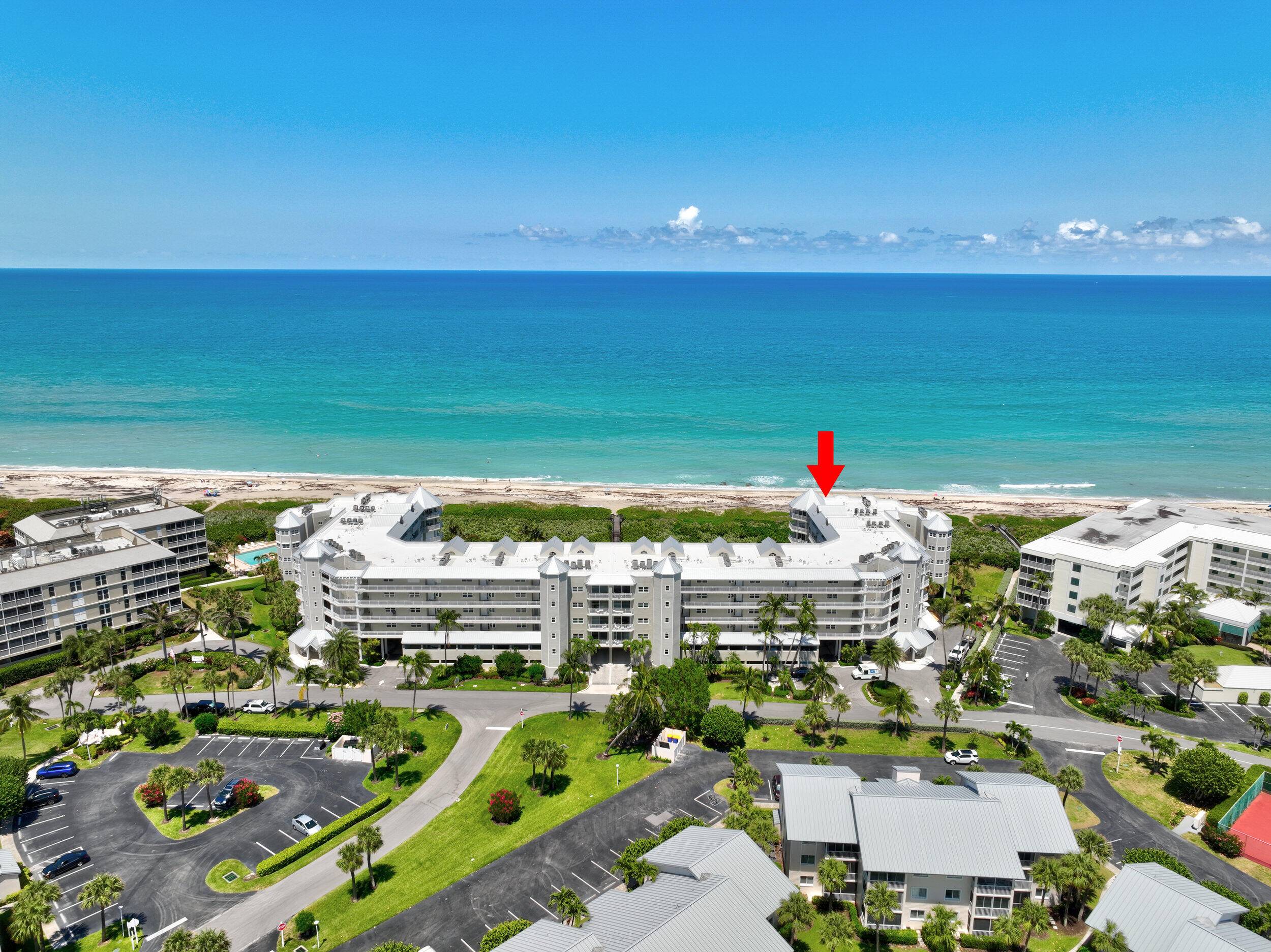 Perfect ocean front location, highly sought luxury condo in the grand Ocean House in Indian River Plantation resort.