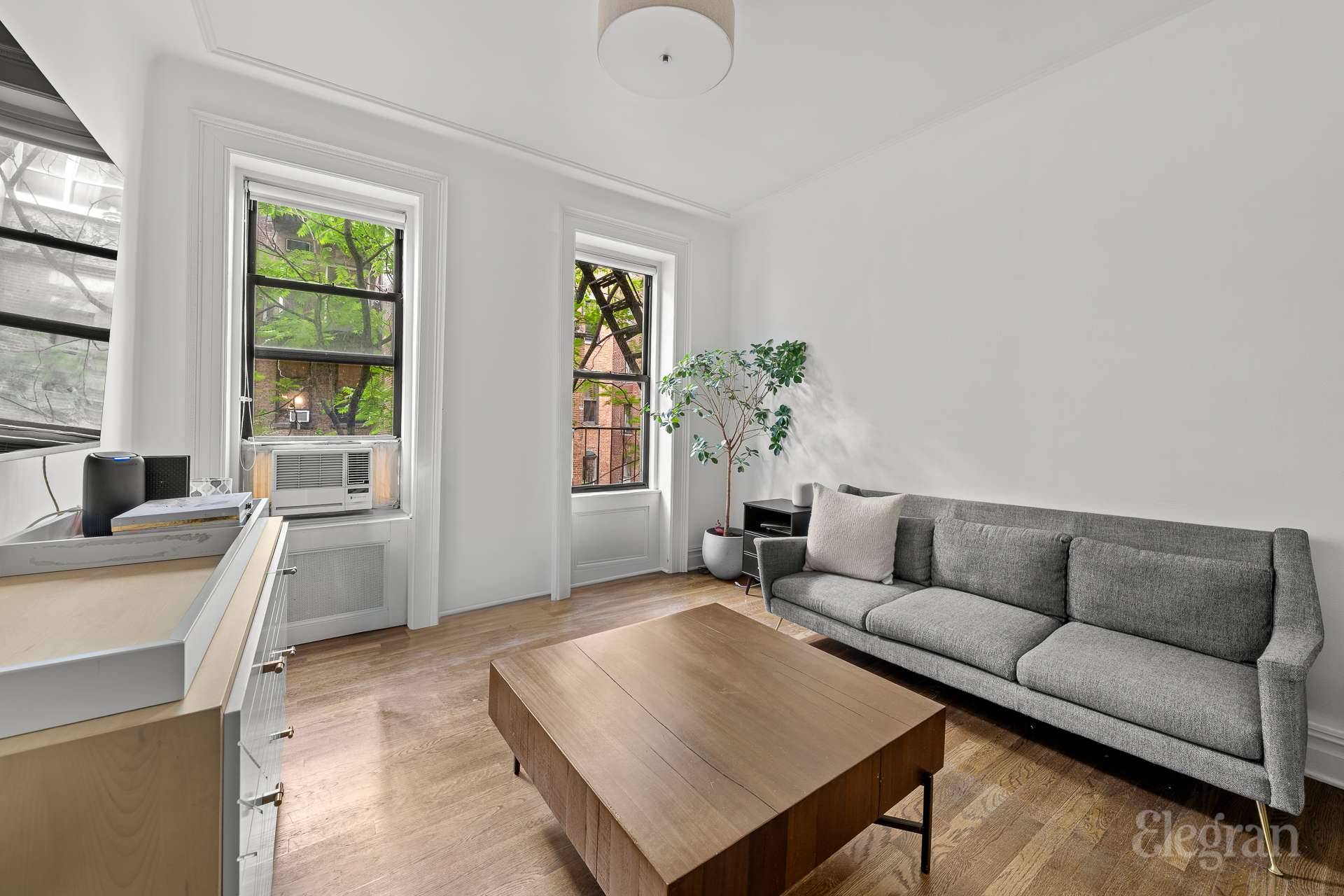 Tucked away on a charming tree lined street just steps from Riverside Park.