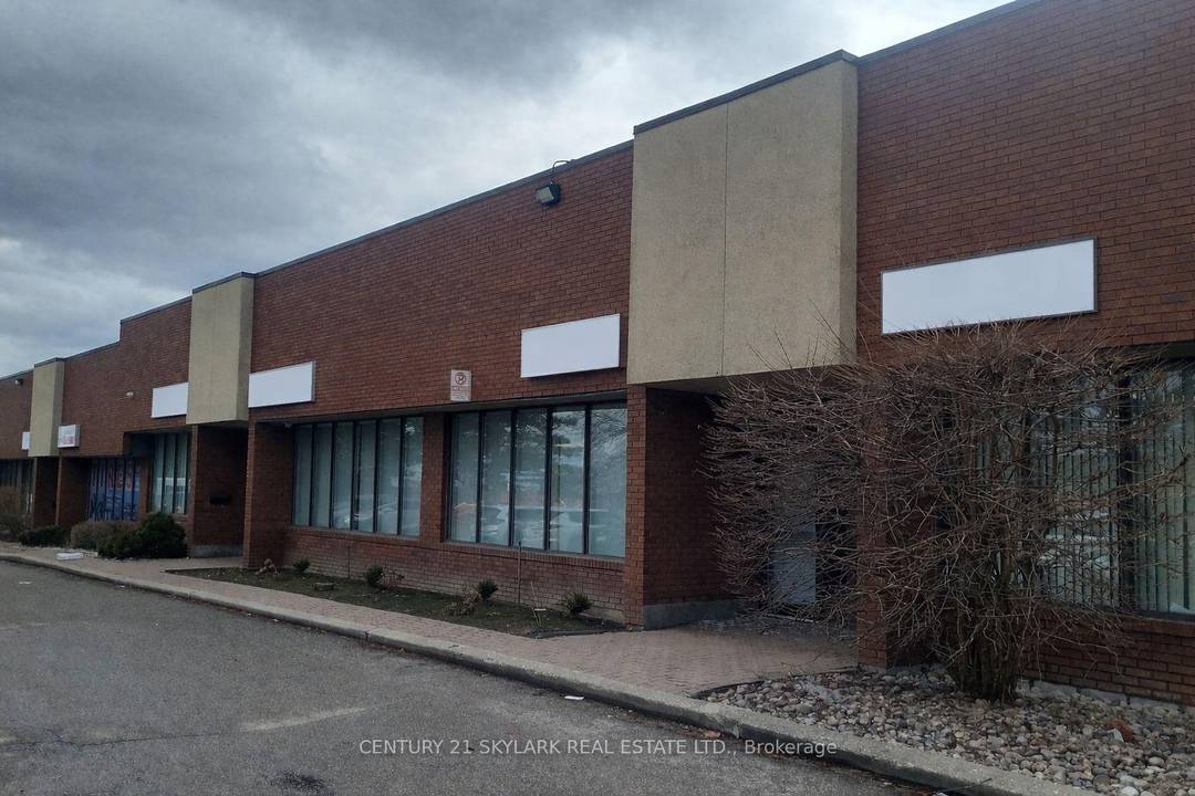 Rare Industrial Condo Unit with Direct Exposure on Tomken Road, with 2 Large Signage Available Modern Office Finishes Features 6 Large Private Offices along with a Spacious Reception Area, Open ...
