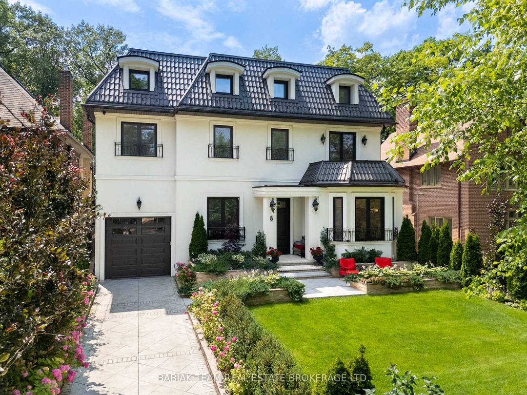 Grand custom residence nestled on a magnificent 50 x 140 foot lot in the heart of prestigious Baby Point !