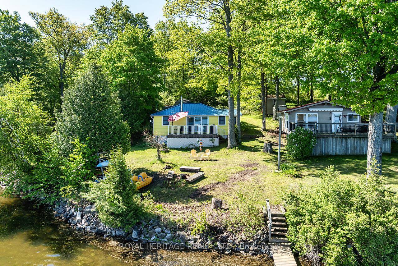 Turn Key 4 Bedroom Cottage on Beautiful Rice Lake with a swimmable waterfront.